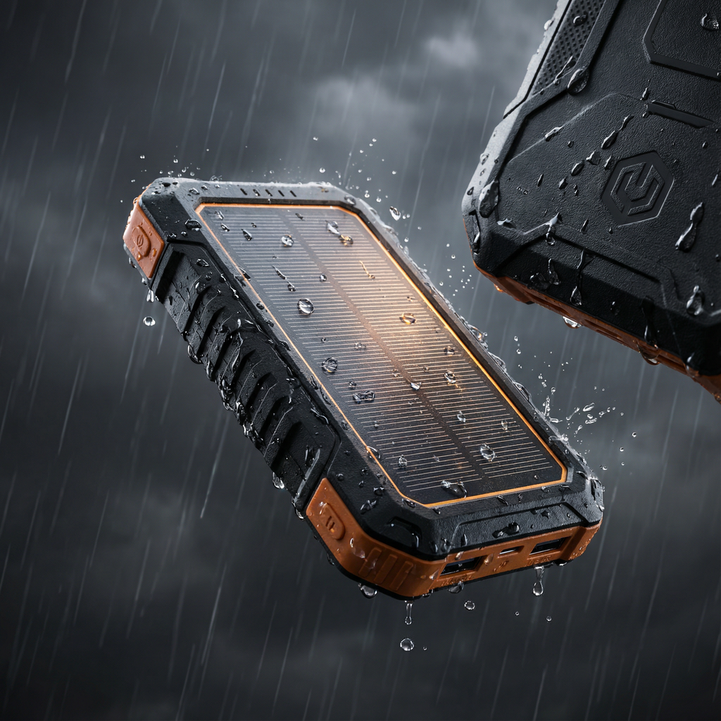 BLAVOR Solar Power Bank 20000mAh Built-in Cables, Wireless Charger for Apple Watch, 20W Fast Charging Battery Pack with USB C, Flashlight, Solar Charger for iPhone, iPad, iWatch, Samsung