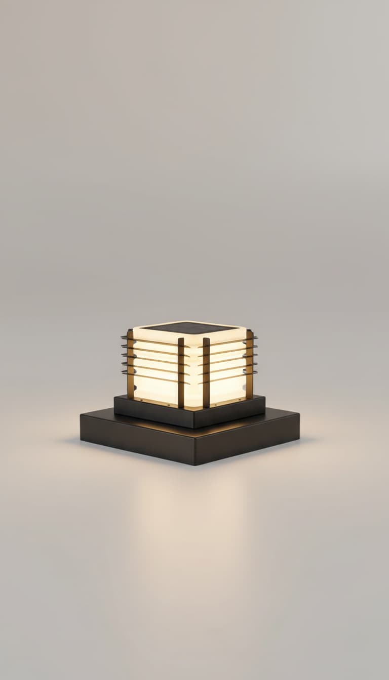 Outdoor Solar Fence Post Cap Lights